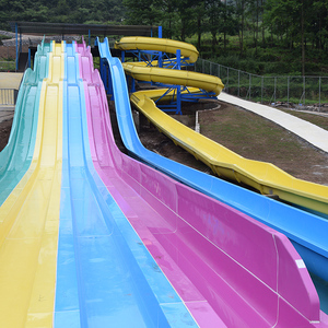 <strong>Playground</strong> Water Park <strong>Curved</strong> Track <strong>Slide</strong> Outdoor Indoor Swimming Pool Water <strong>Slide</strong> Fiberglass Rainbow Water <strong>Slide</strong> - Product Image 4