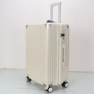 Student <b>Trolley</b> <b>Suitcase</b> 20-Inch Spinner Wheels USB Port TSA Lock Stripe Design Unisex Leisure Travel - Product Image 4
