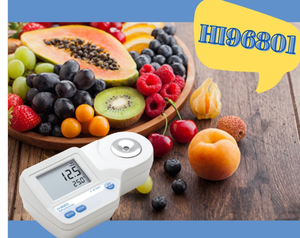Refraktometer HANNA HI96801 untuk Analisis Brix (Sukrosa) Refraktometer Terkomputerisasi Presisi Tinggi untuk Industri Makanan 0-85%brix - Product Image 4