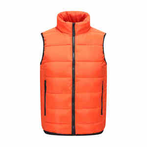 Caldo inverno 2025 gilet da uomo Plus Size OEM & ODM gilet da lavoro invernale senza maniche - Product Image 3
