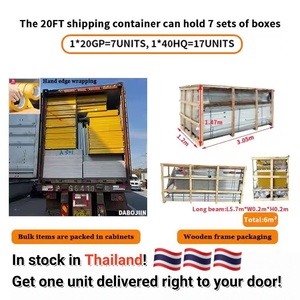 En stock dans l'entrepôt thaïlandais, maison préfabriquée en conteneur <span class=keywords><strong>de</strong></span> 20 pieds, résistante aux chocs, imperméable, ignifuge, maison modulaire mobile en conteneur - Product Image 3