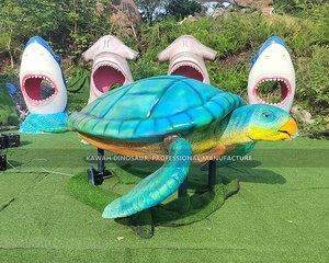 Estatua realista de tortuga marina con movimientos Animatronic <span class=keywords><strong>Turtle</strong></span> para decoración de parques - Product Image 2