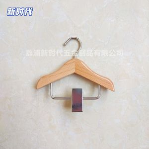 Mini Solid Wood Pet Clothes Hanger 10cm High 11cm Long For Cats <b>Dogs</b> Kids Teddy Bear Storage <b>Hook</b> Type - Product Image 4