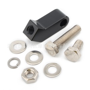 Motorcycle Headlight Extension <b>Bracket</b> CNC Aluminum Spotlight Mounting Kit For Harley Modification - Product Image 2