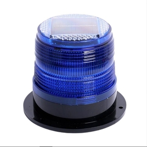 Nuevas luces de advertencia solares marinas/de advertencia de tráfico, LED de iluminación de señal de popa de navegación intermitente - Product Image 1