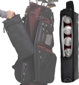 "Golf" معزول من الجانبين الناعم ، يحمل 6 علب أو اثنين (أسود)