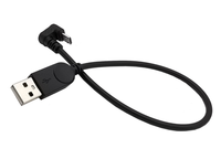 U kabel ekstensi Data tipe 90 derajat, kabel ekstensi Data Tablet ponsel Game Android kepang cepat 5pin