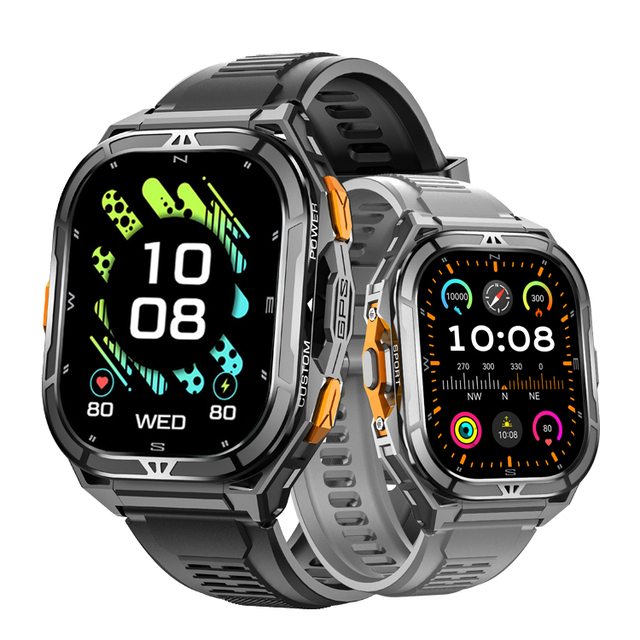 2025 Smart Watch X5 Dual Band GPS SOS Women's Health Altitude Meter Multiple Sports Modes 5ATM Waterproof Smart Watches