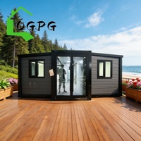 Casa Contenedor Expandible Prefabricada de 30 pies Lista para Enviar con 2 Dormitorios, Diseño Moderno, Certificado CE para Oficina o Villa