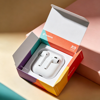 Boîte en carton rigide personnalisée avec doublure en mousse, fermeture magnétique et poignée pour emballage d'électronique de luxe - Recyclable, logo personnalisé imprimé