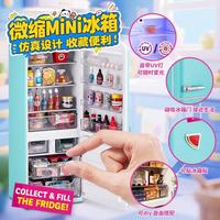 Set de Juguetes de Mini Refrigerador ZURU para Niños, Caja Sorpresa Coleccionable con Temática de Comida