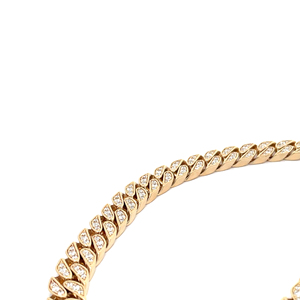 Diamondx <span class=keywords><strong>14K</strong></span> Rắn Vàng Cuba Liên Kết Chuỗi Với Vs Phòng Thí Nghiệm Kim Cương Vòng Cổ Như Một Món Quà Cho Phụ Nữ Người Đàn Ông - Product Image 4