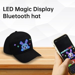 Promocional barato béisbol LED sombrero fabricante personalizado Light Up Scrolling LED personalizado mensajes LED - Product Image 5