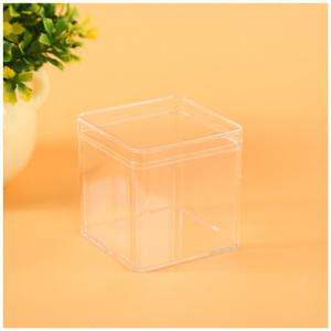 5.5x5.5x5.5 cm Mini boîte à dragées en acrylique transparent, Perspex mariage bonbons boîtes cadeaux boîte de musée étui pour objets de collection-Pokemon - Product Image 2