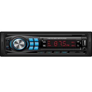 LED display 1DIN Car Radio MP3 Built-in BT USB/SD/AUX-in Play 18 Stations Car MP3 player
