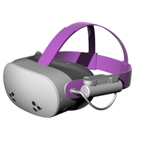 Pièce de rechange Sangle de tête réglable avec batterie 5000mAh pour Meta Quest3S VR Headset Holder Bandeau Strap Power Bank