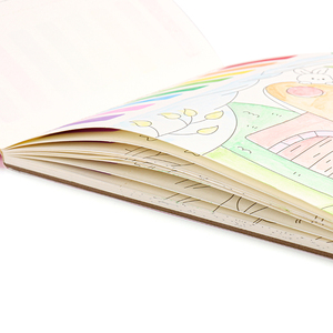 Bloc de coloriage à la gouache grand format pour enfants, <span class=keywords><strong>livre</strong></span> de peinture à l'aquarelle avec pigments intégrés, bloc d'art détachable pour enfants - Product Image 6