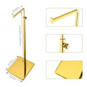 Di lusso regolabile <span class=keywords><strong>in</strong></span> metallo borsetta espositore porta portamonete Rack per negozio al dettaglio - Product Image 6