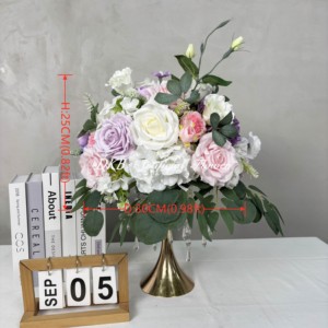 Fábrica de Flores Artificiales DKB, Venta al por Mayor de Rosas Artificiales de Alta Calidad para Decoración de Bodas - Product Image 2