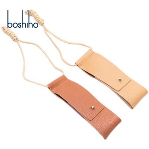 Portable Reusable Tableware Storage Bag for Outdoor Camping Red Sandalwood Folding Chopsticks Storage Bag - Product Image 2