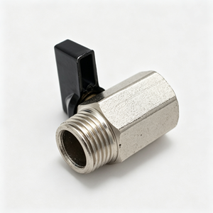 1 pièce Vanne à boisseau sphérique en acier inoxydable SS304, filetage femelle, pour conduite d'eau, à passage plein, à levier à quart de tour, vanne d'arrêt anti-fuite - Product Image 2