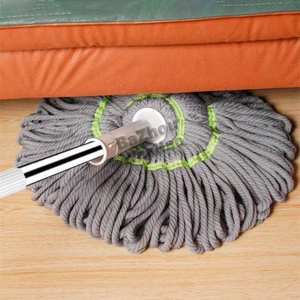 Vadrouille à main en microfibre amovible pour nettoyage humide/sec pour la cuisine, le restaurant et le bois dur. - Product Image 6