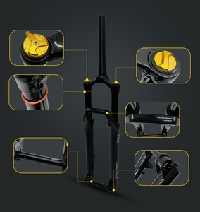 <span class=keywords><strong>Fourche</strong></span> de vélo de montagne en aluminium de 29 pouces, de haute qualité, en alliage, avec suspension à ressort hélicoïdal - Product Image 5