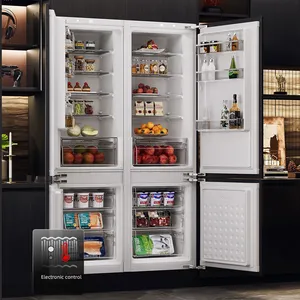 Réfrigérateur encastré Ascoli 268L à onduleur refroidi par air Réfrigérateur domestique encastré sans givre Réfrigérateur à double porte - Product Image 5