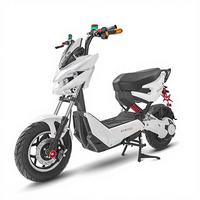High Speed Electric Motorcycle 1000W 60V20Ah Customizable Electric Moped for Adult High Carbon Steel Frame E-bike