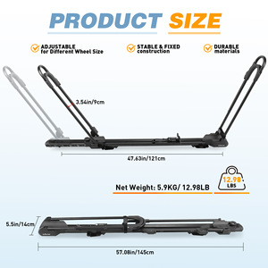 <span class=keywords><strong>Porte</strong></span>-vélos <span class=keywords><strong>de</strong></span> <span class=keywords><strong>toit</strong></span> <span class=keywords><strong>de</strong></span> voiture monobloc ultra-léger - Product Image 4