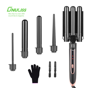 Rizador <span class=keywords><strong>de</strong></span> Pelo Automático, Rizador <span class=keywords><strong>de</strong></span> Pelo <span class=keywords><strong>de</strong></span> <span class=keywords><strong>3</strong></span> Barriles, Varitas Rizadoras <span class=keywords><strong>de</strong></span> Pelo para Todo Tipo <span class=keywords><strong>de</strong></span> Cabello - Product Image 4