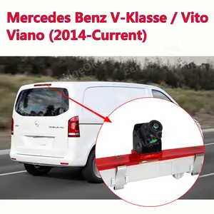 AHD 1080P LED Brake Light Rear View Camera For Mercedes Benz V-Klasse Vito Viano 2014+ Reverse Reversing Car Camera