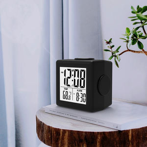 China Cheap Antique Mini Plástico Eletrônico Crianças Night Light Table Desk Viajando <span class=keywords><strong>Lcd</strong></span> Digital Alarm Clock - Product Image 4