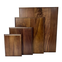 Plaques vierges en noyer de taille personnalisée, en bois massif, écologiques, polies, pour la gravure DIY, décoration intérieure