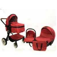 Bébé poussettes 3 dans 1 avec nacelle de luxe bébé buggy 4 dans 1 bébé poussettes Système Voyage