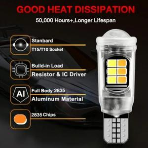 หลอดไฟ LED T10 สองสี |   ไฟวิ่งกลางวันสำหรับรถยนต์ ไฟเลี้ยว ไฟสัญญาณ ทดแทน |   สีขาวเหลือง 12V CE RoHS จากโรงงานโดยตรง - Product Image 3