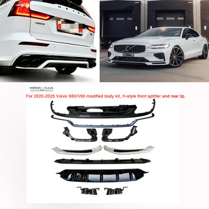 Kit carrosserie H-style pour Volvo S60 <span class=keywords><strong>V60</strong></span>, Spoiler avant et arrière, Lame de pare-chocs, Diffuseur avant - Product Image 1
