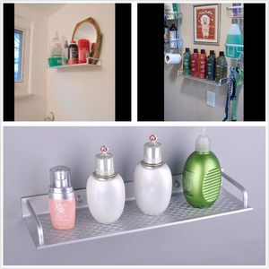 Caddy de douche, rectangulaire en <span class=keywords><strong>aluminium</strong></span> salle de bain douche organisateurs bain <span class=keywords><strong>cuisine</strong></span> étagère à épices support mural étagères - Product Image 4