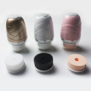 Équipement de beauté multifonctionnel, nettoyeur de pinceaux de maquillage E001, brosse nettoyante électrique pour le visage, technologie à ultrasons, étanche - Product Image 2