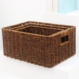 Wicker Designed <strong>square</strong> <strong>Storage</strong> <strong>Basket</strong> - Categorized and Organized <strong>Storage</strong> Bin - Mold-resistant - Multi-functional <strong>Storage</strong> <strong>Basket</strong> - Product Image 1
