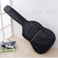 Custom 41\" Acoustic Guitar Bag 5MM Sponge Pad Waterproof Guitar Case Double Adjustable Stringed Instruments Parts Accessories