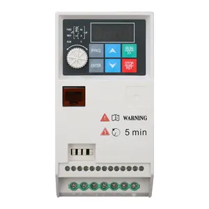 Mini Vfd 0.75kw To 5.5kw Industry Control Frequency Inverter Converter 220v Single Phase or 3 Phase 380v input Vfd