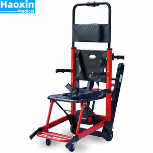 รถเข็นไฟฟ้าขึ้นบันไดอัตโนมัติ แบตเตอรี่ใช้งานได้ยาวนาน พร้อมรีโมทคอนโทรล วอล์คเกอร์แบบมีล้อ วัสดุโลหะ - Product Image 2