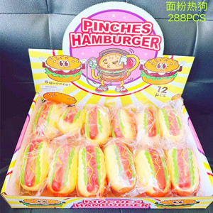 2025 nouveau Queer lesbienne Hot Dog nouvelle nourriture créative jouer <span class=keywords><strong>Pat</strong></span> soulagement du Stress Hot Dog jouet Simulation ingrédients genou - Product Image 5