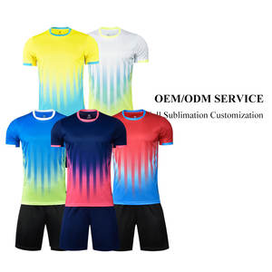 Herren Großhandel Fußball Trikots Kunden spezifische hochwertige Fußball Trikots Sets Unisex Fußball Trikots - Product Image 2