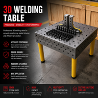 Plateforme de soudage 3D sur mesure de grande taille, table de soudage modulaire à haute capacité de charge pour la construction et le soudage de l'acier