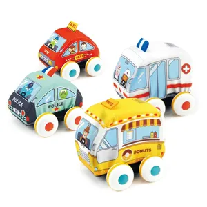 儿童可爱迷你模型玩具卡通婴儿布模型玩具车