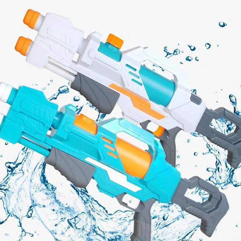 Giocattolo per bambini Summer Beach Game Outdoor Plastic realistico Squirt Double Sprinkler pistole ad acqua giocattoli per bambini