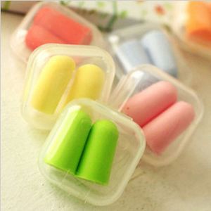 Bouchons d'oreilles en mousse avec logo personnalisé - Bouchons anti-bruit en gros pour le sommeil, les voyages et les événements - Article promotionnel personnalisé - Product Image 3