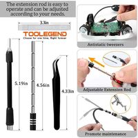 Jeu de tournevis de 138 pièces pour téléphone portable d'ordinateur et kit de réparation d'instruments de précision divers